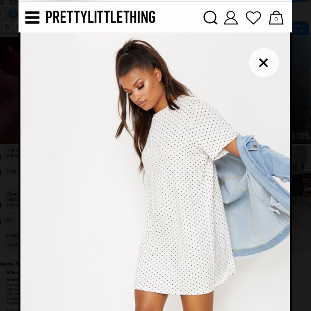 Pretty Little Thing NWOT t-shirt dress